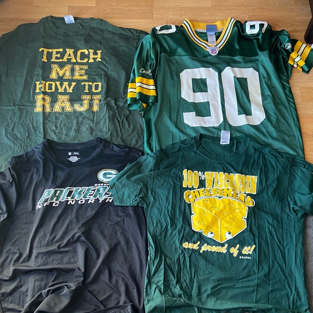 Green Bay Packers Raji Jersey and Shirts